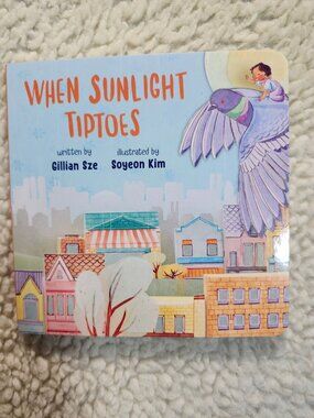 When Sunlight Tiptoes Board Book Gillian Sze Soyeon Kim Childrens Picture Book